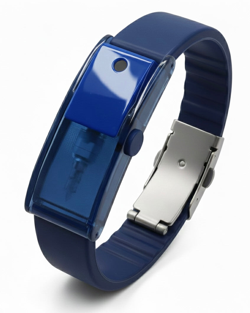 Pulsera Atomizadora de Fragancias - Azul Marino