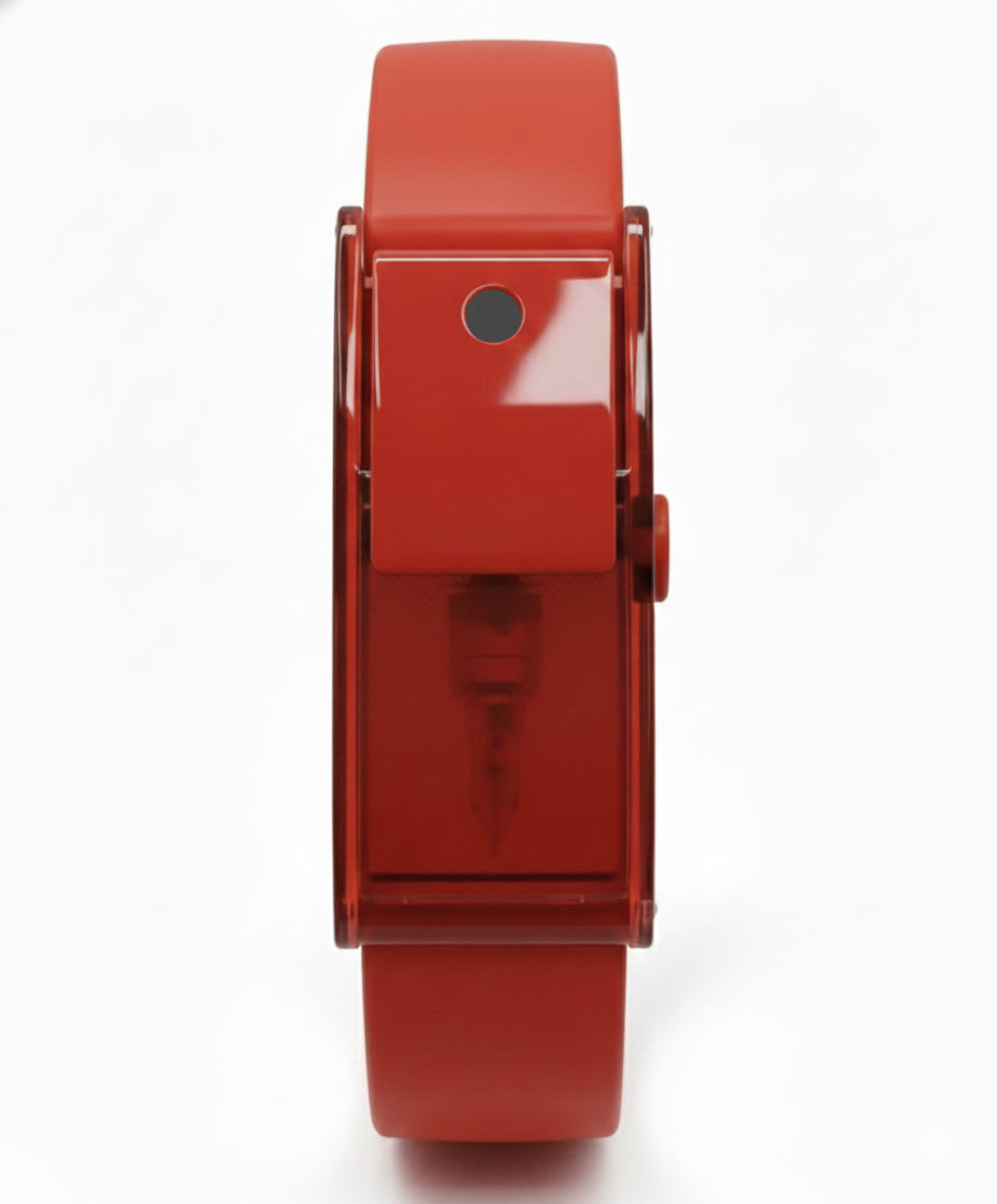 Pulsera Atomizadora de Fragancias - Rojo Rubí